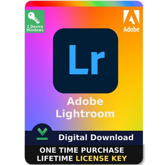 Adobe Lightroom 2025 – Perpetual License Digital Download for Windows