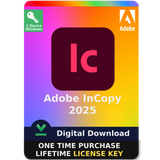Adobe InCopy 2025 – Perpetual License Digital Download for Windows